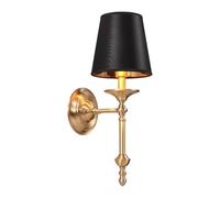 NZVCQVPU Light Europe Vintage Fabric Lamp Bedroom Living Room Decoration Iron LED Indoor Sconces