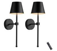 NZVCQVPU Living Room Sconce Rechargeable Battery-Operated LED Lamp, Bedroom, Room, 2 Pack