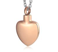 NZVCQVPU Men Memory, Mens Medallion Steel Memorial Locket for Women with Funnel Kit & Bag