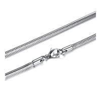 NZVCQVPU Necklace Chains for Men, Stainless Steel Necklace for Women Snake Chain Necklace 15.4-24 inch