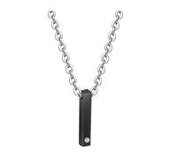 NZVCQVPU Necklaces for Women Stainless Steel, Womens Necklace Fashion Vertical Bar Pendant with Zircon