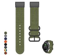 NZVCQVPU Nylon Braided Smart Watch Strap For Fenix 6X 6 Pro 5X 5 Plus 3HR Fenix 7 7X Bracelet Quick Release Wristband Accessory