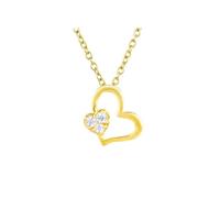 NZVCQVPU Pendant Necklace Women 9K White,Heart Shaped with Moissanite/Diamond Necklace Women