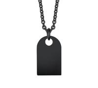 NZVCQVPU Pendant Necklaces for Men, Womens Necklaces Fashion Stainless Steel Dog Tag Pendant with 20 inch Chain