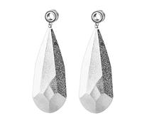NZVCQVPU Plugs, Stainless Steel Tunnel Gauges 2pcs Gauges for Women Teardrop Pendant Design Valentines Day