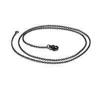 NZVCQVPU Rolo Chain Necklace Men 18-20 inch, Stainless Steel Chain Necklaces 1.7-2mm Rapper Chain Necklace
