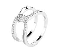 NZVCQVPU Style Luxury Cross Ring Ring With Zircon Jewelry Proposal Engagement Birthday Party Gift
