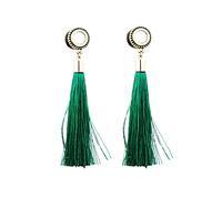 NZVCQVPU Tunnels Cute, Stainless Steel Gauges Plugs 2pcs Gauges for Women Cotton Thread Pendant Design Graduation