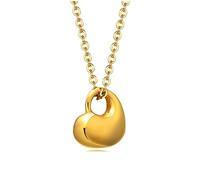 NZVCQVPU Urn Necklaces for Men and Women, Memorial Keepsake Necklaces for Ashes Stainless Steel Heart Pendant Engraved Sayings