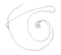 NZVCQVPU Valentine Cord Locket S Bracelet Love for Couples Tie Earrings Silver Stainless Steel