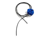 NZVCQVPU Velvet Big Flower Necklace Floral Choker Rose Flower Choker Necklace For Women