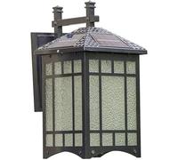 NZVCQVPU Wall Light Outdoor Porch lamp Outdoor V-intage Industrial Art Decoration Landscape Lighting,Square Fixture Chinese