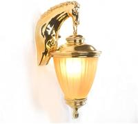 NZVCQVPU Wall Light Retro Lamp European Style Light Living Room Decoration Gold Light Animal Shape Resin Chandelier