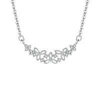 NZVCQVPU Western Necklace, Everyday Necklaces for Women Oval Link Classic Minimalist Valentines Day 450mm