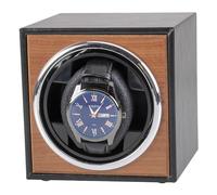 NZVCQVPU Winder Automatic Single Winder Wooden Self-Winding Mechanical Box Watches Storage Winding Case with Quiet Motor PU Leather Adjustable Memory Foam Pillows for Men and Women