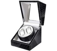 NZVCQVPU Winder Automatic Winder, Blue LED Light Quiet Motor 5 Rotation Modes Watches Box Good Times Winder