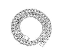 NZVCQVPU Women Link Bracelets Hand Rope Bracelet Chain for Men Alloy Silver