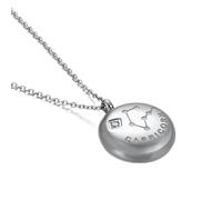NZVCQVPU Womens Necklace,Necklaces for Womens Stainless Steel 12 Constellations with Cubic Zirconia Woman Necklace