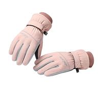NZVCQVPU Women's Ski Mittens Warm Thickened Windproof Waterproof Outdoor Riding Mittens Thin Cotton Gloves Without Fingers