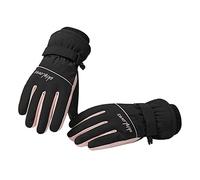 NZVCQVPU Women's Ski Mittens Warm Thickened Windproof Waterproof Outdoor Riding Mittens Thin Cotton Gloves Without Fingers