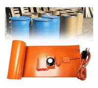 NZVZGKTNTW 18-200 L Drum Pail Heater Silicone, Barrel Heat Pad Band Warmer Kit 30℃~150℃, Electric Heat Wrap Hot Heating Pad(200L 250x1740 2000W)