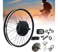 NZVZGKTNTW e-bike conversion kits 48/1000W,48/1500W E-Bike Conversion Kit Hub Motor, Electric Bike Wheel Conversion Kit With LCD Display, For Retrofitting The Rear Wheel(24inch,48/1500W)