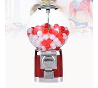 NZVZGKTNTW Gumball Machine,1.26in Ball Bulk Vending Machine W/Key Classic Bubble Capsule Toys Dispenser, Automatic Capsule Vending Machine For Retail Stores(Red)