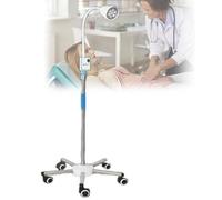 NZVZGKTNTW Surgical Examination Lamp Floor Stand LED Surgical Examination Lamp, Mobile Medical Exam Light Lamp For Gynaecology, Outpatient, Stomatology，Base Stainless Steel