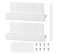 NZWBSHSSP 2 Pcs Cabinet Foot Pull for Trash Drawer Hands Design Trash Cabinet Foot Pull Two Installation Ways Foot Pull for Trash Cabinet Drawer for Drawers Bins Cabinets White(2,White)