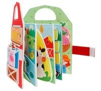 NZWBSHSSP 3D Montessori Busy Book for 1+ Year Old Interactive Sensory Busy Board, Educational Felt Toddler Quiet Toy & Travel Activity, Farm-Themed Baby Toy for 18M+ Girls Boys