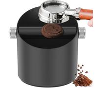 NZWBSHSSP Coffee Grounds Knock Box Espresso Knock Box Large Capacity Non Slip Base Coffee Grounds Container with Removable Bar Barista Tool Espresso Machine Accessory for Home Office Shop