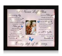 NZWBSHSSP Sympathy Gift LED Memorial Shadow Box Memorial Gifts for Loss of Loved One Mother Mom Dad Father, Bereavement Gifts Condolences Gifts in Memory of Loved One Gifts(I Never Left You)