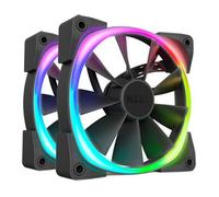 NZXT 140mm Aer RGB 2 Premium PWM Fan Twin Pack - Black