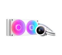 NZXT 240mm Kraken Plus ARGB AIO CPU Cooler, White, 2 x 120mm ARGB Fans, 1.54" 30
