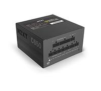 NZXT C650 - NP-C650M-UK - 650 Watt PSU - 80+ Gold Certified - Hybrid Silent Fan Control - Fluid Dynamic Bearings - Modular Design - Sleeved Cables - ATX Gaming Power Supply