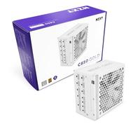 NZXT C850 Gold ATX 3.1 - Fully Modular Low-Noise PC Gaming Power Supply - 850 Watts - 80 Plus Gold - 12V-2x6 Connector - Zero Fan Mode - 100% Japanese Capacitors - White