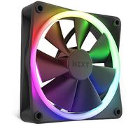 NZXT F120 RGB Fans - RF-R12SF-B1 - Advanced RGB Lighting Customization - Whisper Quiet Cooling - Single (RGB Fan & Controller REQUIRED & NOT INCLUDED) - 120mm Fan - Black