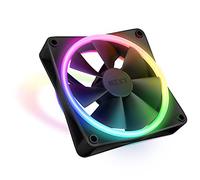 NZXT F120 RGB Duo - 120mm Dual-Sided RGB Fan - 20 Individually Addressable LEDs - Balanced Airflow and Static Pressure - Fluid Dynamic Bearing - PWM Control - Anti-Vibration Rubber Corners - Black