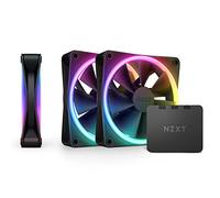 NZXT F120 RGB Duo 120mm PWM Fan 3 Pack with Controller Black