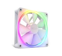 NZXT F120 RGB fan - RF-R12SF-W1 - enhanced RGB lighting customization - silent cooling - single (Fan and controller REQUIRED AND NOT INCLUDED) - 120 mm fan - white