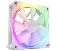 NZXT F120 RGB Fans - RF-R12SF-W1 - Advanced RGB Lighting Customization - Whisper Quiet Cooling - Single (RGB Fan & Controller Required & NOT Included) - 120mm Fan - White
