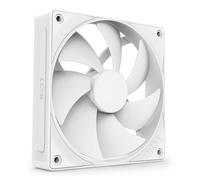 NZXT F120P | 120mm Static Pressure PC Case Fan | Ideal for Radiators & Heatsinks | High Static Pressure | Rear Chamfer Intake | Fluid Dynamic Bearings | Low Noise | PWM Control | White