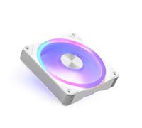 NZXT F120U Ultra RGB Fan - 120mm PWM PC Case Fan - Multi-Zone RGB Lighting - Whisper-Quiet Under 37 dB - Fluid Dynamic Bearing - NZXT CAM Compatible - White