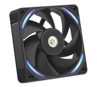 NZXT F120X Performance Fan - 120mm PWM RGB PC Case Fan - Max Airflow & Static Pressure - Low Noise - LCP Frame & Blades - Magnetic Fluid Dynamic Bearing - 30mm Thick - Black