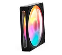 NZXT F140 RGB Fan - 140mm PWM PC Case Fan - Vibrant 8-LED RGB Lighting - Fluid Dynamic Bearing - NZXT CAM Compatible - Black