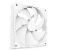 NZXT F140P | 140mm Static Pressure PC Case Fan | Ideal for Radiators & Heatsinks | High Static Pressure | Rear Chamfer Intake | Fluid Dynamic Bearings | Low Noise | PWM Control | White