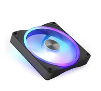 NZXT F140U Ultra RGB Fan - 140mm PWM PC Case Fan - Multi-Zone RGB Lighting - Whisper-Quiet Under 37 dB - Fluid Dynamic Bearing - NZXT CAM Compatible - Black