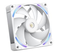 NZXT F140X - 140mm PWM RGB Performance PC Case Fan - White | 140mm performance RGB fan with max airflow and static pressure. High-RPM cooling with CAM-synced lighting.