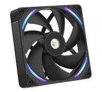 NZXT F140X Performance Fan - 140mm PWM RGB PC Case Fan - Max Airflow & Static Pressure - Low Noise - LCP Frame & Blades - Magnetic Fluid Dynamic Bearing - 30mm Thick - Black