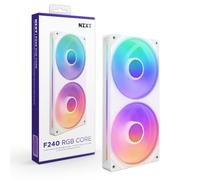 NZXT F240 RGB Core - 240mm Single-Frame RGB Fan Unit - White